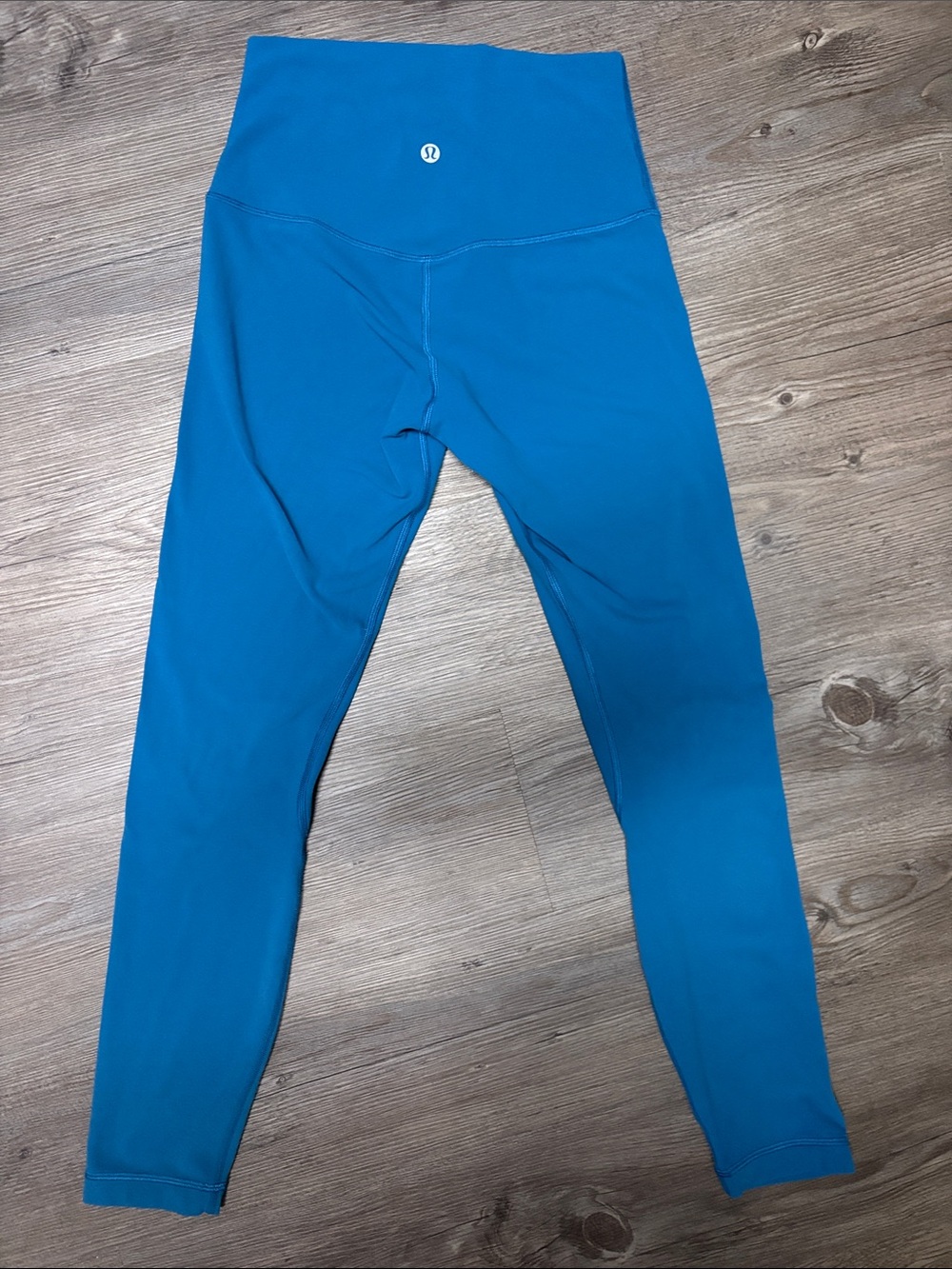 Blue High-Waisted Lululemon Leggings - Picture 3 of 4